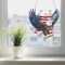 Eagle Diamond Art Hanging Kit for Adult, Special Shaped Rhinestone, DIY Acrylic 5D Diamond Art Painting Window Pendants Home Garden Wall Hanging Kits Hanging Ornament
